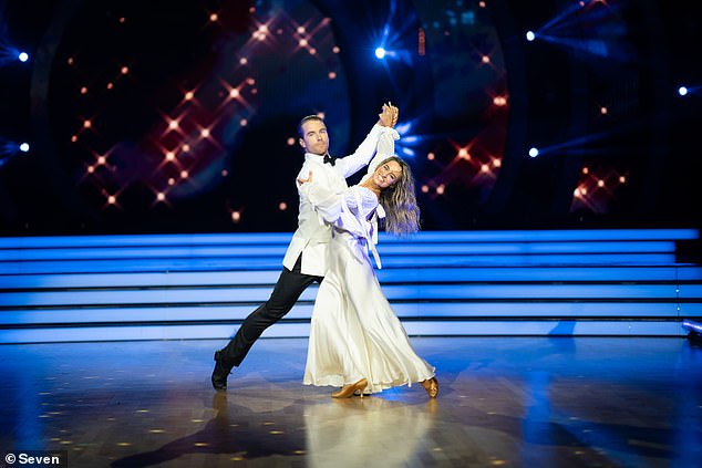 Dancing With The Stars has lost a fan favorite. Chef Hayden Quinn (pictured) was ousted from the show after losing a dance-off to comedian Nikki Osborne