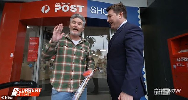 The 53-year-old radio presenter shared his passionate thoughts with A Current Affair as more than 100 local residents gathered outside the St Kilda South post office on Thursday to protest its closure.