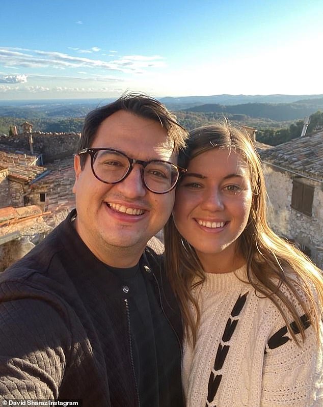 Pictured: David Sharaz and Brittany Higgins, who are being sued by Senator Linda Reynolds