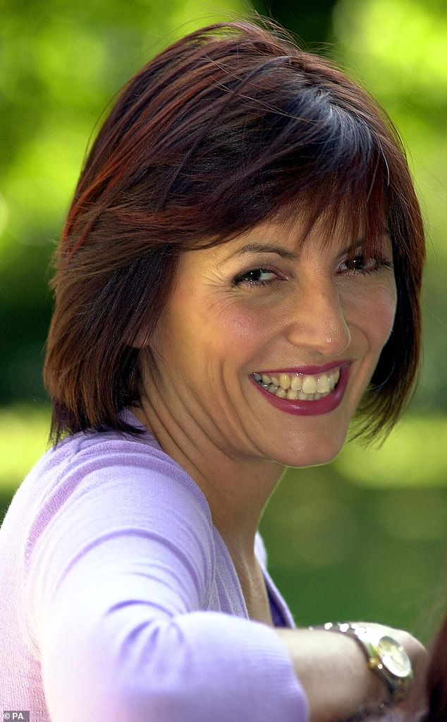 The TV presenter said the difficult conversation came after she got into a 'bit of a mess' on heroin - and lost all her friends except her writer wife Sarah (pictured in 2000)
