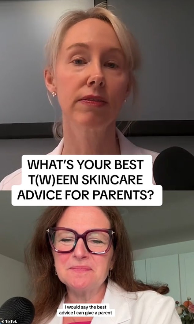 Arizona-based dermatologist Dr. Brooke Jeffy and pediatrician Dr. Lisa Klein have revealed their tips for parents on their pre-teens' skin care routines