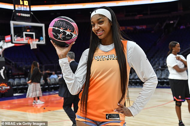 Angel Reese will represent the WNBA All-Stars in Saturday's exhibition game against Team USA