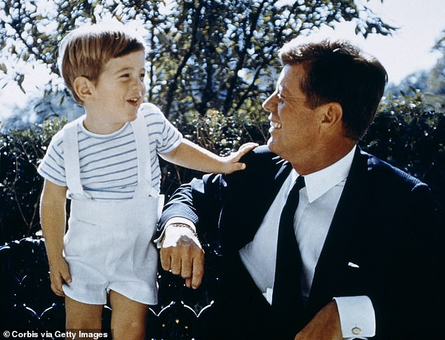 Heartbreaking new details about the burial at sea of ​​former President John F. Kennedy's son JFK Jr. have been revealed for the first time (seen together in 1963)