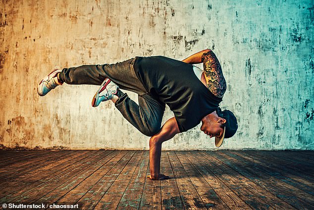 Breaking involves rapid, stylized foot movements, as well as handstands and back and even head turns - all performed to a hip-hop soundtrack