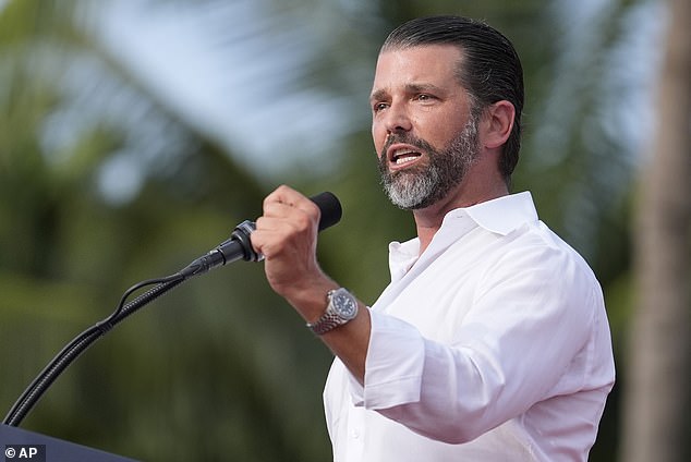 Donald Trump Jr. said his father would continue to fight for America despite the shooting