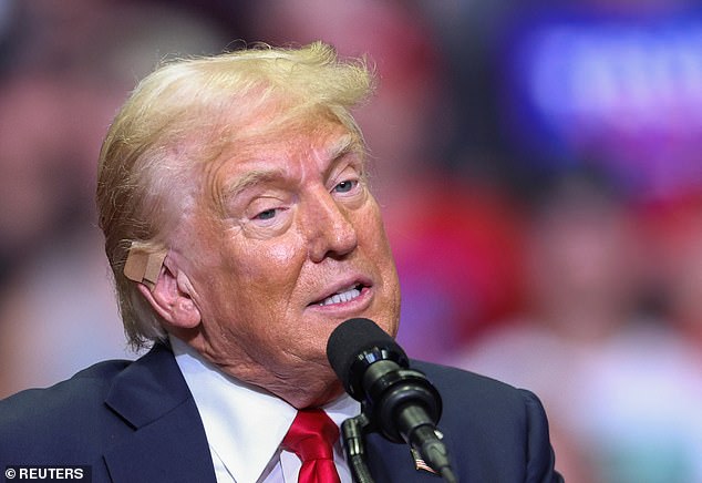 Republican presidential candidate Donald Trump said Tuesday he was ready and willing to face Kamala Harris in a debate after she was named his new opponent.