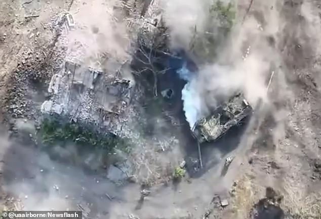 The Airborne Command of the Armed Forces of Ukraine released the footage on Tuesday