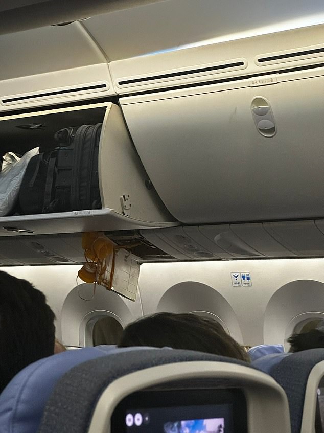 Oxygen masks were spotted on the plane after an Air Europa flight encountered turbulence while flying from Madrid, Spain to Montevideo, Uruguay early Monday morning