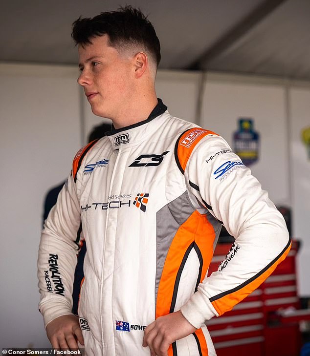 Porsche driver Conor Somers has remarkably escaped unscathed after his vehicle was launched into the air and flipped over at high speed during qualifying for the Townsville 500 on Saturday