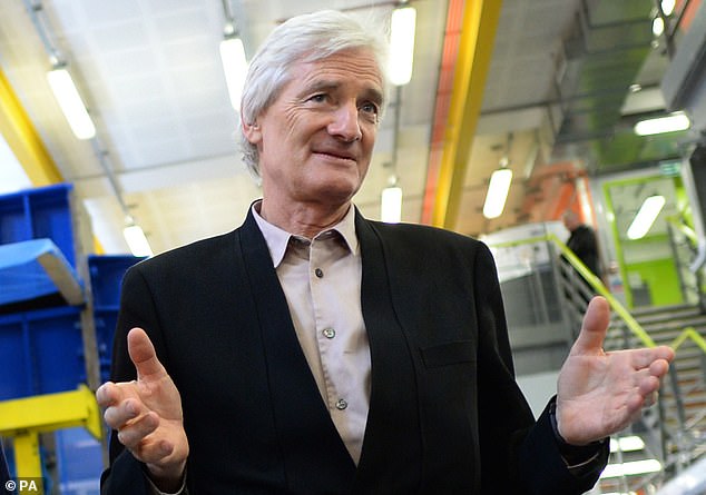 Job cuts: Dyson, founded in 1991 by inventor Sir James Dyson (pictured), will cut about 1,000 of its 3,500 jobs in Britain