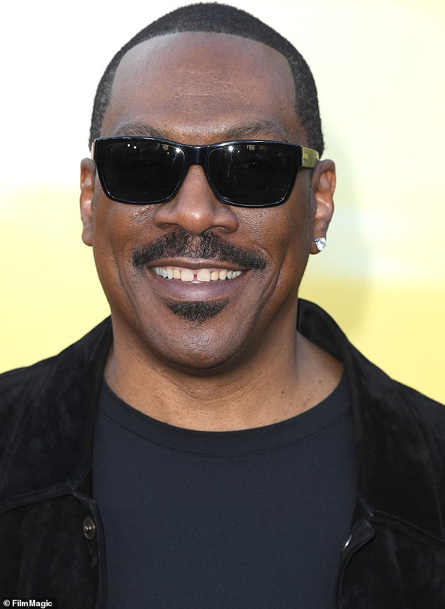 Eddie Murphy, 63, revealed he doesn't want a funeral and hopes his loved ones will allow him to 'just walk away peacefully' when he dies; pictured at the premiere of Beverly Hills Cop: Axel F in June