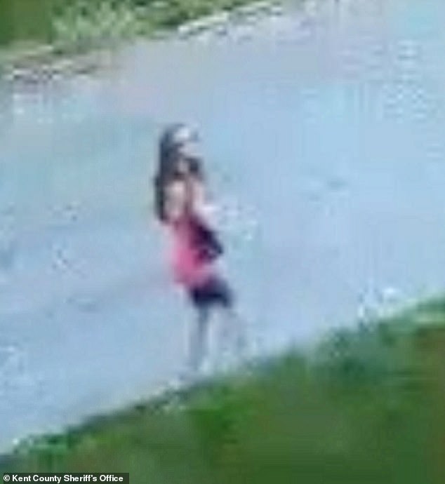 The last known moments of a missing 17-year-old girl have been revealed in terrifying surveillance footage