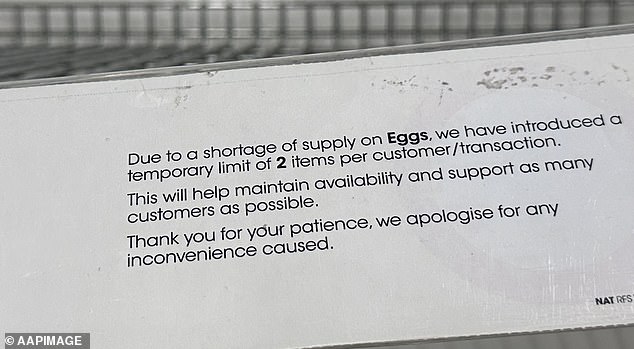 Both Coles and Woolworths have introduced restrictions on egg purchases, and many Australians are struggling to get their hands on them