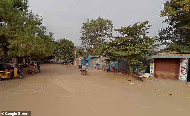 The three boys, aged 12 and 13, murdered the young girl in Nandyala district of Andhra Pradesh, southeastern India (photo)