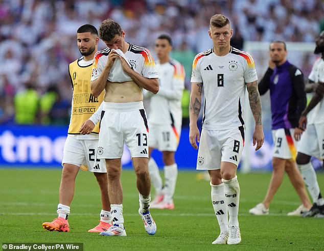 It came after Germany were knocked out of Euro 2024 in heartbreaking fashion after a late 2-1 defeat to Spain on Friday night.