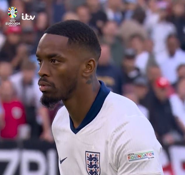 Ivan Toney couldn't take his eyes off the goalkeeper as he scored his penalty against Switzerland