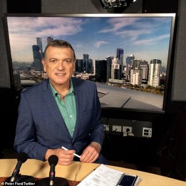 Entertainment reporter Peter Ford (pictured) expressed his disappointment over the prank on social media