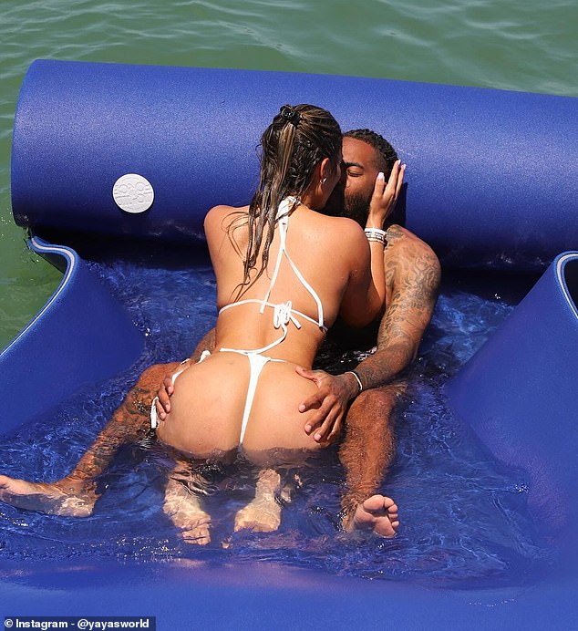 Former NFL star DeSean Jackson's new girlfriend shared a steamy photo from their vacation