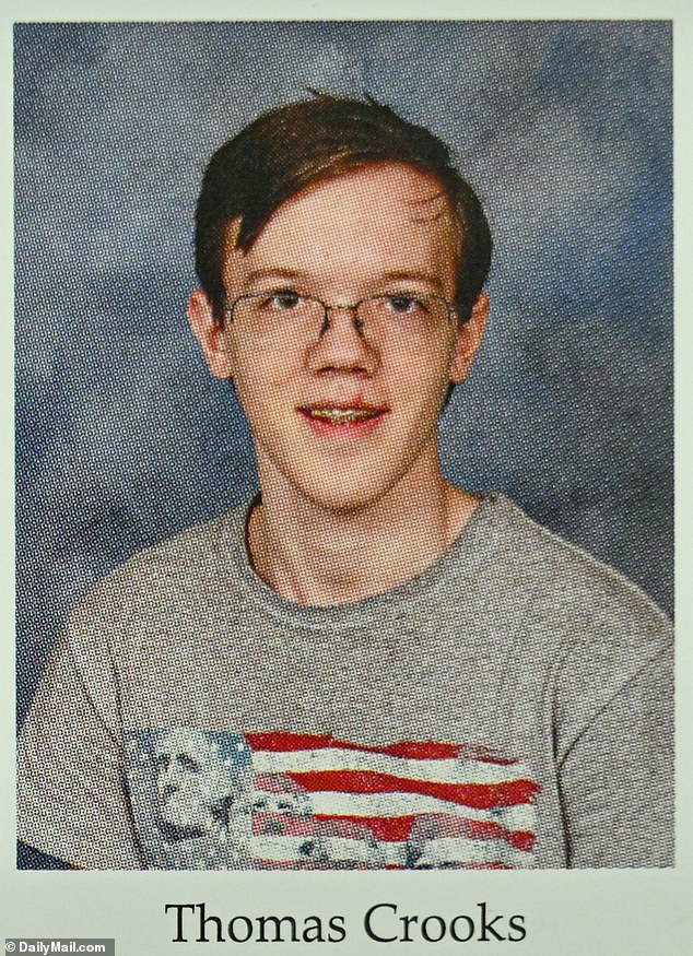 Thomas Crooks pictured in his 2020 high school yearbook. Little is known about the reclusive gunman