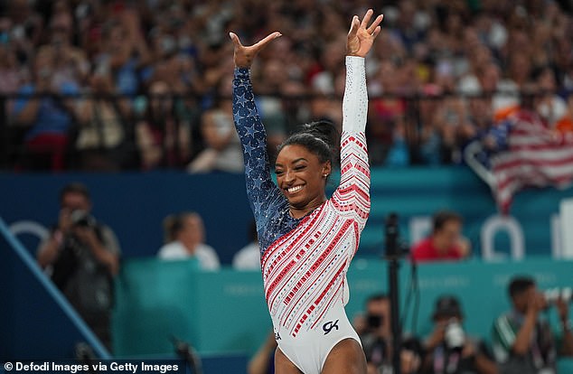 Biles led the U.S. to its first gold medal of the Paris Games in the team final on Tuesday