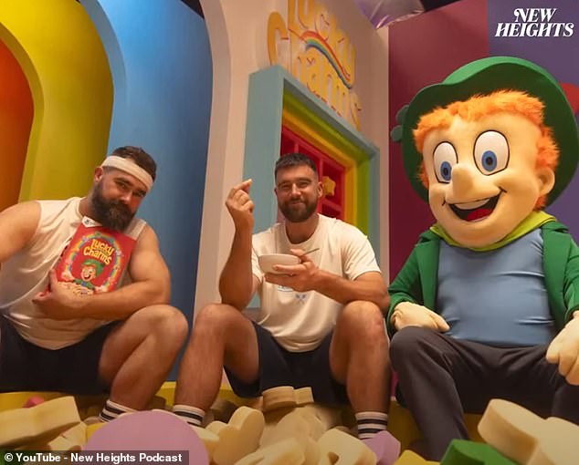 The brothers gave fans a behind-the-scenes look at their new cereal campaign