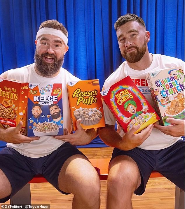 Jason and Travis Kelce Divide Fans Over Their New Cereal Collaboration With General Mills