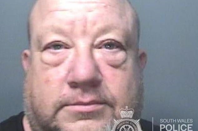 Huw Jones, 54, has been sentenced to a year in prison for his role in a 'hooligan' fight at a McDonald's