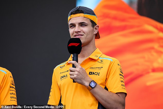 Lando Norris was brutally trolled after England's painful defeat to Spain