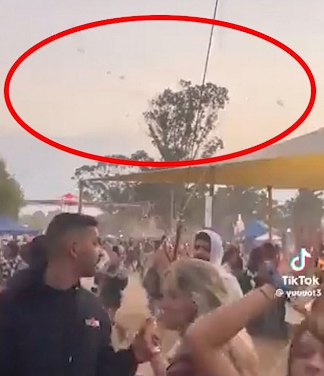 Footage showed revellers at the Nova festival dancing to music as Hamas fighters used paragliders to launch their attack