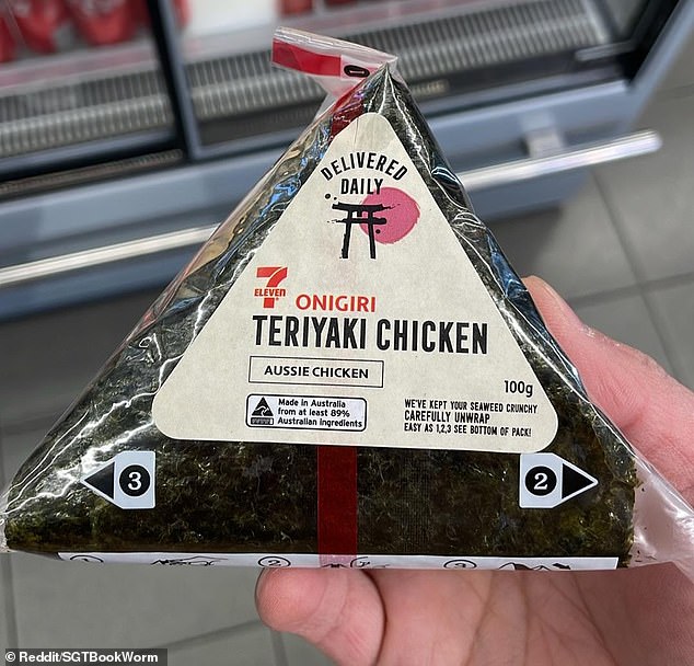 Fans of the hugely popular Japanese rice balls were thrilled to discover the 'perfect snack' was available at 7-Eleven Australia