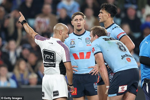 Joseph-Aukuso Sua'ali'i was sent off and given a four-match suspension for the incident