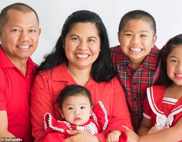 Filipino father of three Andres Pancha, 45, was remembered at a sunrise vigil on Saturday