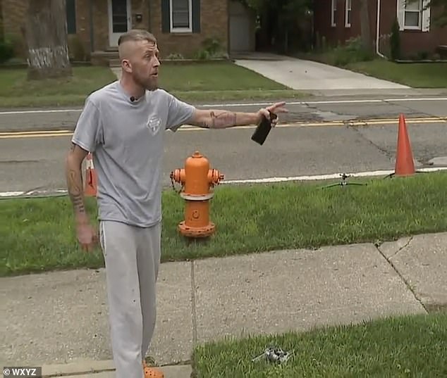 Benny Hunt, a homeowner in Waterford, Michigan, is demanding justice as mail trucks continue to destroy his front yard.