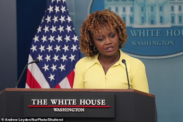 White House spokesperson Karine Jean-Pierre was forced to issue a new clarification on the president's health care issue Tuesday night, reversing her previous response