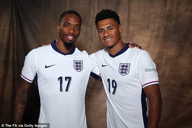 Gary Neville has suggested that Ivan Toney (left) could be a better impact player off the bench than Ollie Watkins (right) against Spain