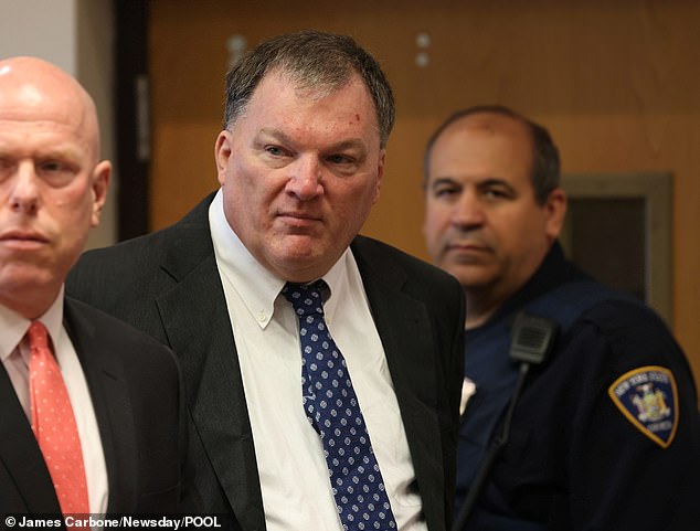 Rex Heuermann, 60, Tuesday in Suffolk County Court in Riverhead