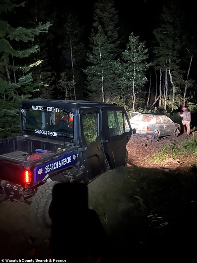 Officials said the man was trapped in his Toyota Turcell on the west side of the peak and the rescue operation took three hours