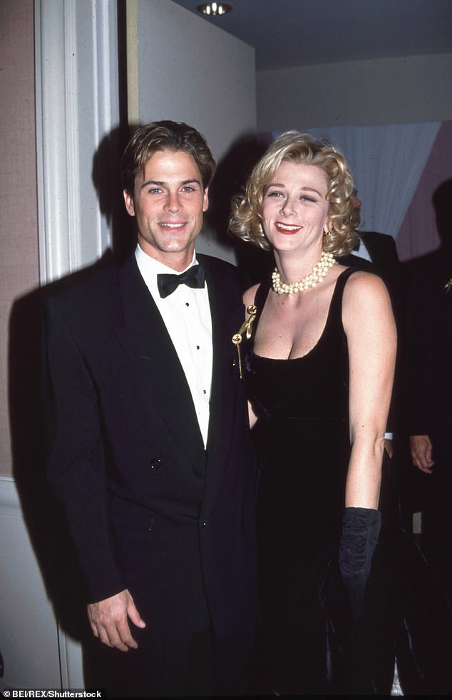 Gwyneth met Sheryl when she was '15 or 16' and spent a lot of time with her, including secret smoke breaks and giving sex tips (Sheryl and Rob pictured in 1992)