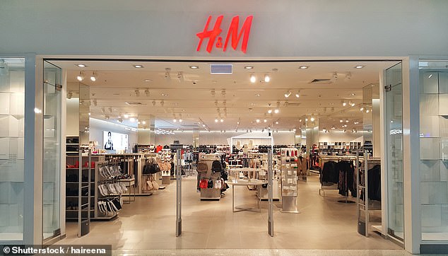 The pyjamas, which also feature several decorative designs, were sold in H&M stores across Australia between February 26 and June 14 (stock image)