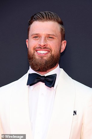 The Chiefs kicker attended the awards ceremony in LA on Thursday night