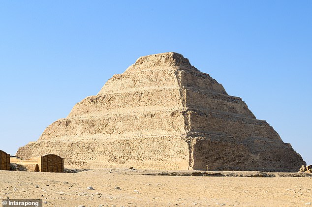 The Step Pyramid of Djoser is 60 meters high and is considered the first pyramid in Egypt.