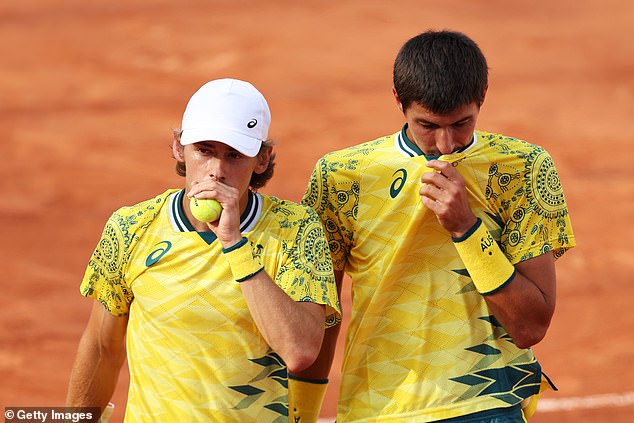 Alex de Minaur and Alexei Popyrin have been eliminated from the Olympic Games in Paris