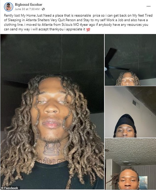 Help Im hot and homeless Atlanta man goes viral for