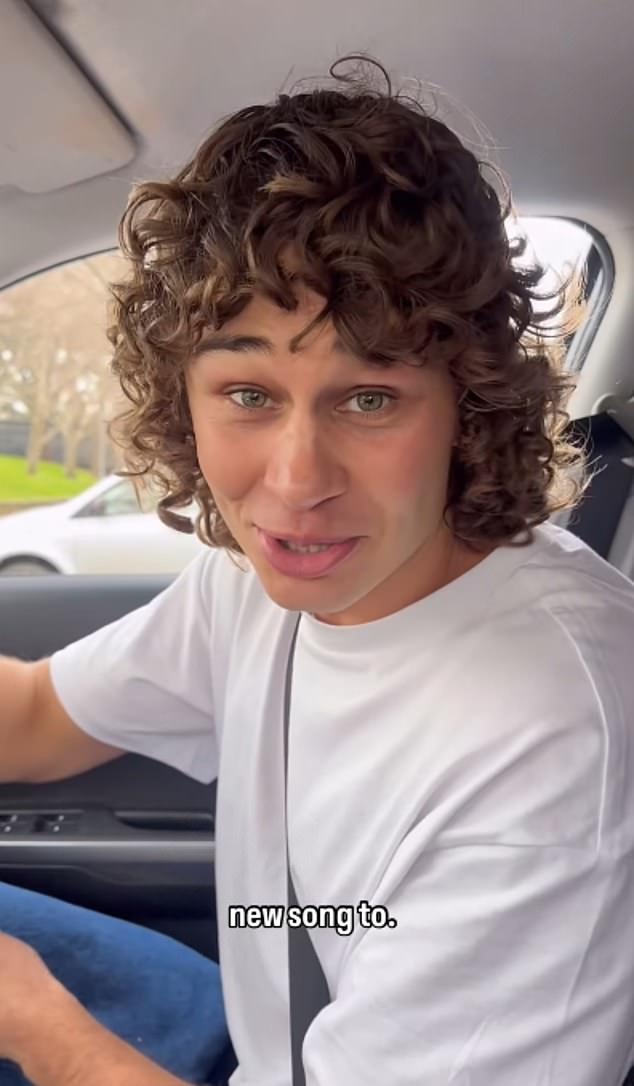 Home and Away star Matt Evans (pictured) has been criticised online for a 'creepy' stunt he pulled on social media. The Voice star shared a video on Instagram in which he revealed he was going to play his new song to a random person - by inviting them into his car to listen to it