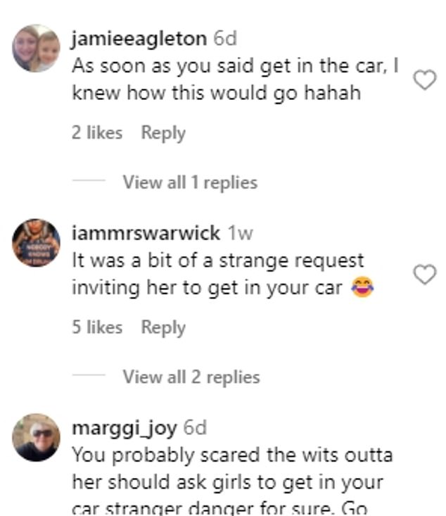 Furious fans quickly took to the comments section to criticize Evans for not realizing how inappropriate his request was — with Matt later claiming the stunt was staged