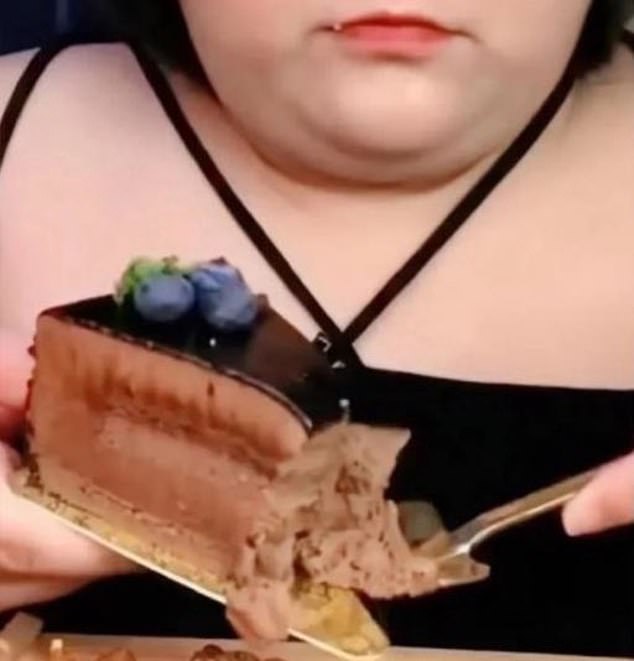 Pan Xiaoting of China died last week from a suspected stomach rupture while feasting on 10kg (22 lbs) of food, including what appeared to be chocolate cake