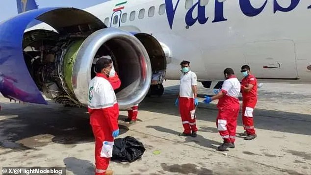 VareshAirlines Boeing 737-500 (EP-VAF) was parked at Chabahar Airport, Iran, when maintenance was performed on the right engine. While the engine was running, a ground engineer who entered the safety zone was sucked into the turbine and died instantly