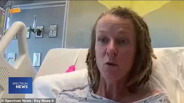 A Florida woman is counting her blessings after what should have been a refreshing dip in a local river ended in a brutal alligator attack