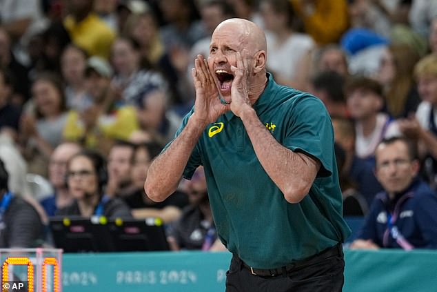 Boomers coach Brian Goorjian inspired the Aussies by showing them footage of previous broken matches against Spain