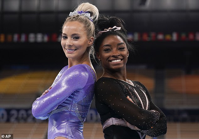 Simone Biles took to Instagram this week to take aim at her former Olympic teammate MyKayla Skinner (left)